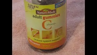 Nature Made adult gummies vitamin C (Show off & Review) orange-flavored dietary supplement, 80 count