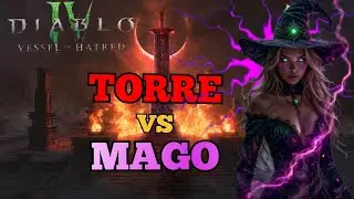 DIABLO 4!  SUBINDO A TORRE COM MINHA  MAGUINHA!!!