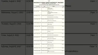 mgsu univercity/timetable 2022/ba-bed/bsc-bed/antegrated/#short#timetable