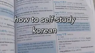 🇰🇷 how to start self studying korean  📚 my top 5 tips