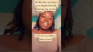 OluwaTosin.i will worship you forever. my worship is my service.#waitingmother #waitingroom #hope