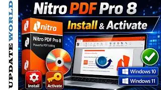 How to Install and Activate Nitro PDF Pro 8 on Windows 10/11 || Nitro PDF Pro 8 Install & Activate