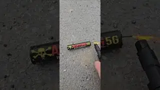 Achtung 5g Black Powder 🔥 #petardy #pyro #test