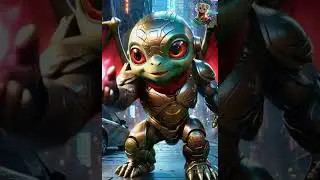 Turtle cyber robot armor #cartoon  #avengers #cartoon