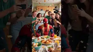 Spider-Man&rsquo;s Breakfast Gone Wrong! 🍝💥 Hilarious Marvel shorts Funny superhero moment