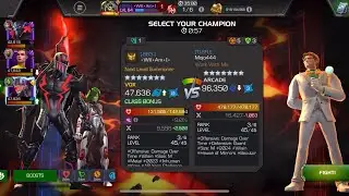 AW Season 60. Vox vs Arcade on Node 40 Obstinate Charge/ Mix Master #mcoc