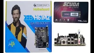 NVME SSD M2 SCUDA  Support Mohterboard Zebronics H61 M2 Review And Installation