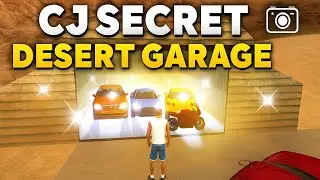CJ&rsquo;s Secret Garage in Desert | Rare Supercars BMW GTR 34/35& Bikes Collection | GTA San Andreas #gta