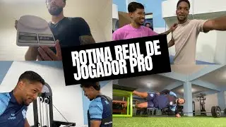 Um dia normal na vida de um jogador profissional | Treino, vestiário e alimentação