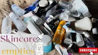 Skincare empties of 2025. Dry and sensitive skincare products!