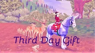SSO OPENING THE THIRD DAY GIFT AT THE YULE TREE