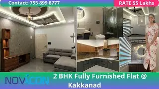 Fully Furnished  1050 Sqft. flat for sale @Kakkanad @ 55 Lakhs