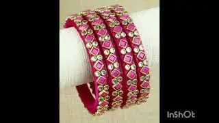 Silk thread bangales. Dm for orders .contact no.9150605659