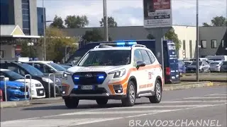 Automedica AREU 118 Brescia in sirena