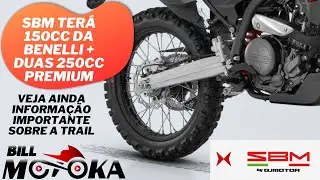 SBM ter&aacute; 150cc da BENELLI + DUAS 250cc PREMIUM + informa&ccedil;&atilde;o importante sobre a TRAIL de 31 CV.