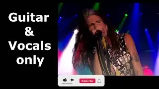 Aerosmith - Crazy (guitar and vocals only) #isolatedvocals #isolatedguitar #steventyler