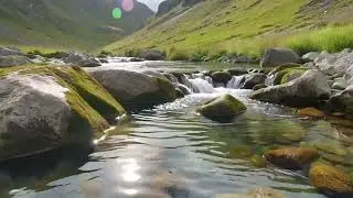 Peaceful River Flow Sounds for Stress Relief and Better Sleep, Natural Water Ambience