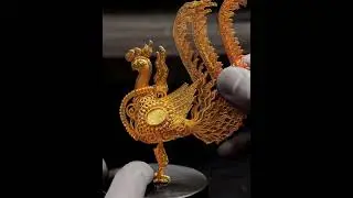Phoenix hairpins, adornments for women's beauty. #Chiseling technique