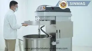 SINMAG Spiral Mixer( SM2- 120aE ) || GoodLuckBakeryMachines