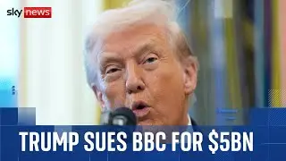 Дональд Трамп подал в суд на BBC на 5 миллиардов долларов.