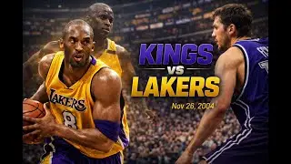 11/26/2004 Sacramento Kings vs. Los Angeles Lakers Kobe Bryant Full game