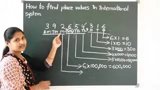 How To Find Place Values In International System #Class-4#Maths#