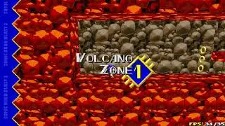 Volcano Zone act 1, 2 | SRB1 Remake (Native Midi) OST (SRB2 v2.1/v2.2)