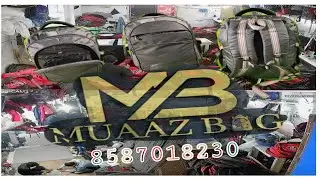 Muaaz Bag Factory special inlaptop Bag &All Types of bag manufacturing Whatsapp&Call No.8587018230