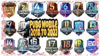 PUBG Mobile Season 1 To 19 Royal Pass Evolution | PUBG Mobile All Season Royal Pass Season 1 to 19