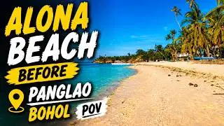 Going to Alona Beach, Panglao Island, Bohol 2022 | Philippines - Beach Walk