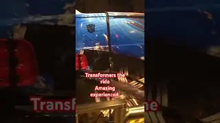 Worth it 2 hours queuing  for this Transformers the ride: The ultimate 3D battle
