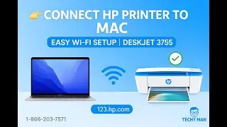 Connect HP Printer to Mac | 123.hp.com Setup | DeskJet 3755 Wireless/Wi-Fi Installation Guide