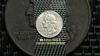 👀 ErRor 1995 P Washington Quarter DolLar