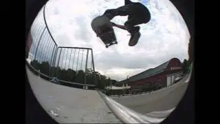 Double Kickflip/Tre Flip/Tre Double Flip Rock to Fakie Super Slow motion!!