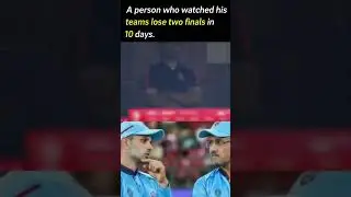 Double Final Loss for Sourav Ganguly #cricket