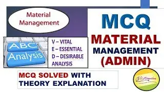 MCQ ON MATERIAL MANAGEMENT (ADMIN)