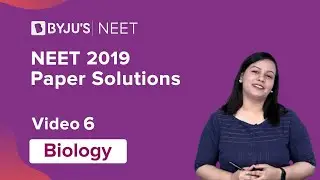 NEET 2019 | Part 6 | BIOLOGY | Previous Year Paper Solutions | Sneha Ma'am