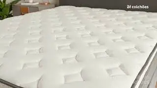 Colch&atilde;o de Molas Ensacadas e Euro Pillow Power Sleep - Uma escolha premium para o seu descanso