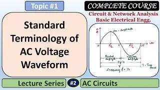 Standard Terminology of AC Voltage Waveform - AC Circuits - Basic Electrical Engineering
