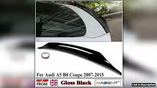 Rear Trunk Spoiler Boot Fit For Audi A5 B8 Coupe 2007 2008 2009 2010 2011 2012 2013 2014 2015