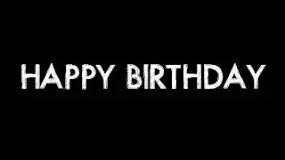 Happy Birthday Animated Video Card