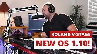Roland V-Stage &mdash; обновление ОС 1.10 &mdash; наконец-то появился вокодер!