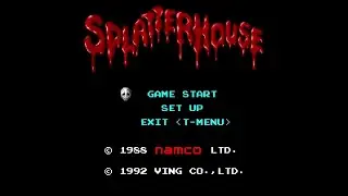 Splatterhouse (FM Towns) &ndash;&nbsp;&Eacute;cran-titre &ndash;&nbsp;1080p
