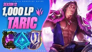 Outrageous! How This TARIC JUNGLER Gets CHALLENGER In Korea | Season 12 Jungle Guide & Gem Build