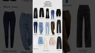 🦋💗🌿MUST HAVE JEANS IN HER CLOSET✨🦋💗#shorts #aesthetic #jeans #outfit #dress #trendy #trendyfashion