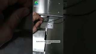 Automatic nylon cable tie machine SR-T60  #wireprocessing #wiremachinery #wireharness #wireindustry