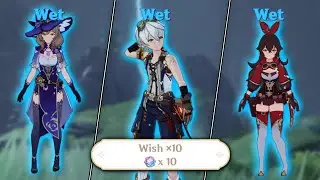 Rolling Everytime Someone gets Wet in this Video  (Genshin Impact Co op Funny Moments)