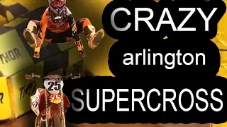 CRAZY CRASHES in Arlington Supercross 2017