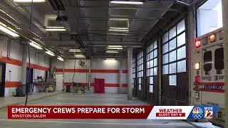 Emergency crews prepare to ensure residents of Forsyth County stay safe