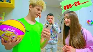 Starcie uczni&oacute;w w szkole fajnych nastolatk&oacute;w. Dima vs fajny koszykarz. Diana i jej idealna randka
